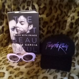 Prince Cap, Book and shades.